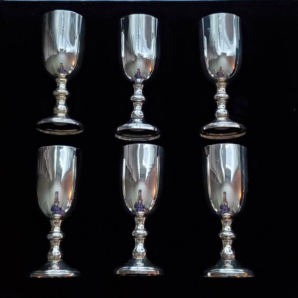 VINTAGE W&S BLACKINTON CO. 6 PC CORDIAL